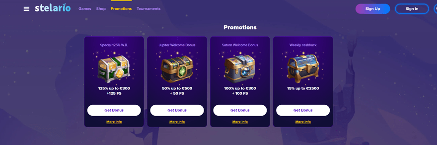 welcome package includes 3 deposit bonus and cashback bonus