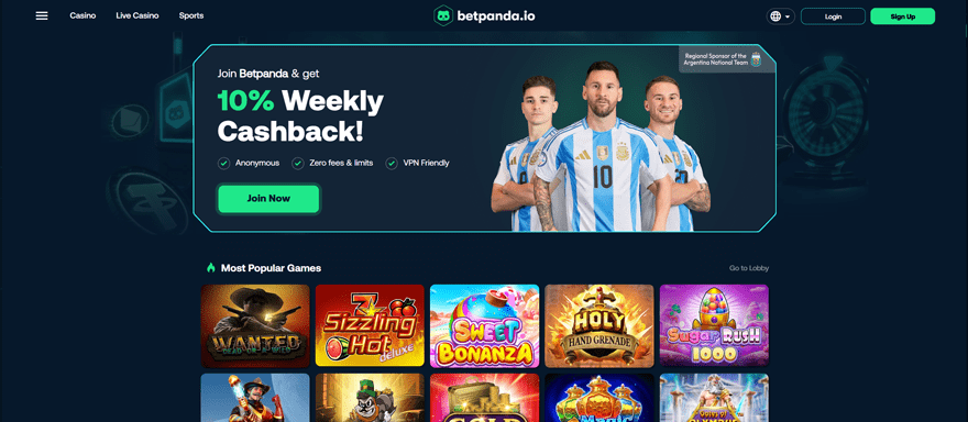 Betpanda – The Best Bitcoin Casino for Anonymous Gaming