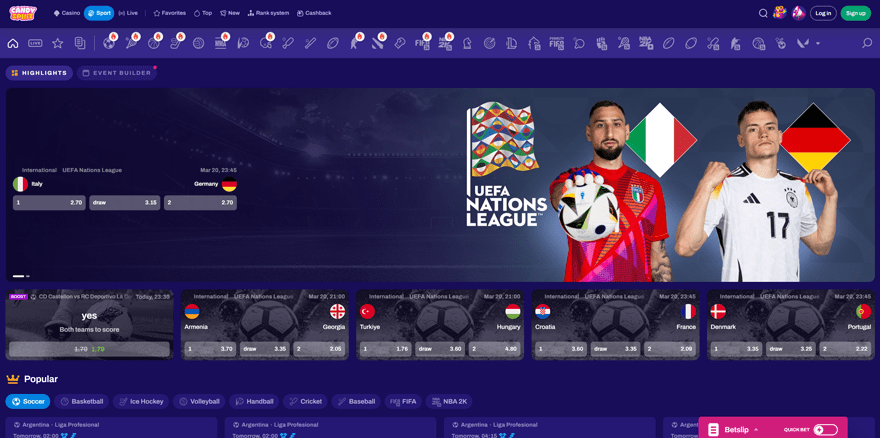 Candyspinz Sportsbook
