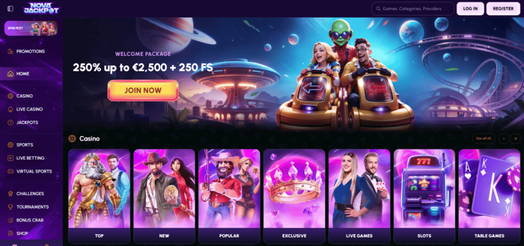 NovaJackpot Casino Review