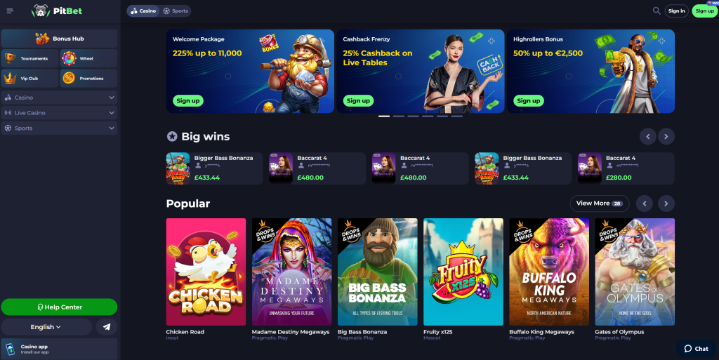 Pitbet Casino